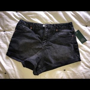 Wild fable black denim shorts